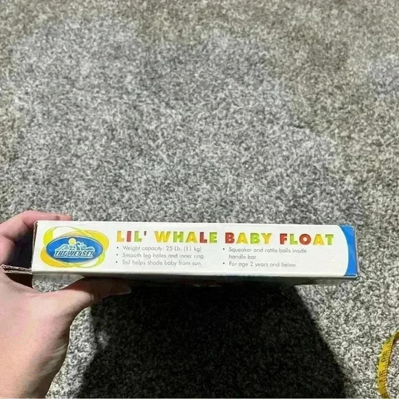 Vintage Intex The Wet Set 2004 Inflatable Lil Whale Baby Pool Float #56571 - Picture 9 of 9